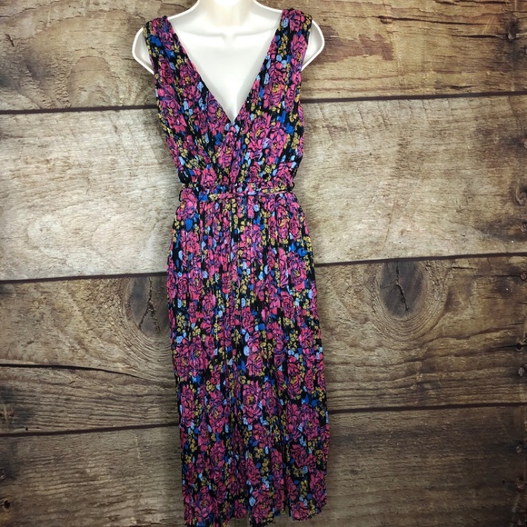 Modcloth Womens Small Purple Floral Maxi Dress - Picture 7 of 11